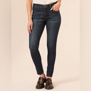 Democracy Luxe High Rise "Ab"solution Ankle Length Skinny Jeans | Denim | Slim